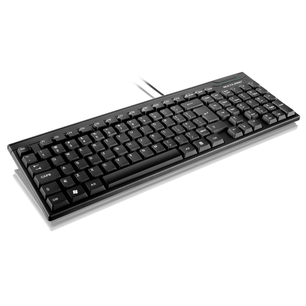 Teclado Multilaser Tc193 Laser Usb Preto - Fujioka Distribuidor