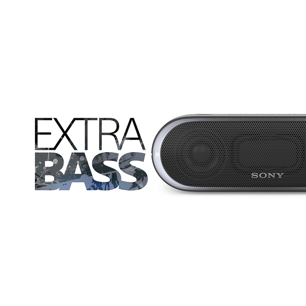 Caixa Bluetooth Sony SRS-XB20, NFC, Clear Audio+,DSEE, Extra Bass