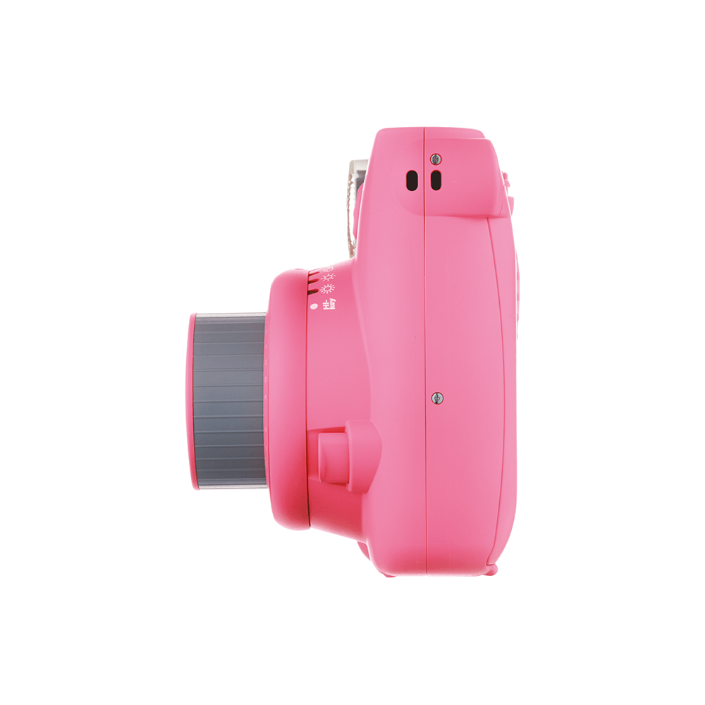 polaroid camera flamingo pink