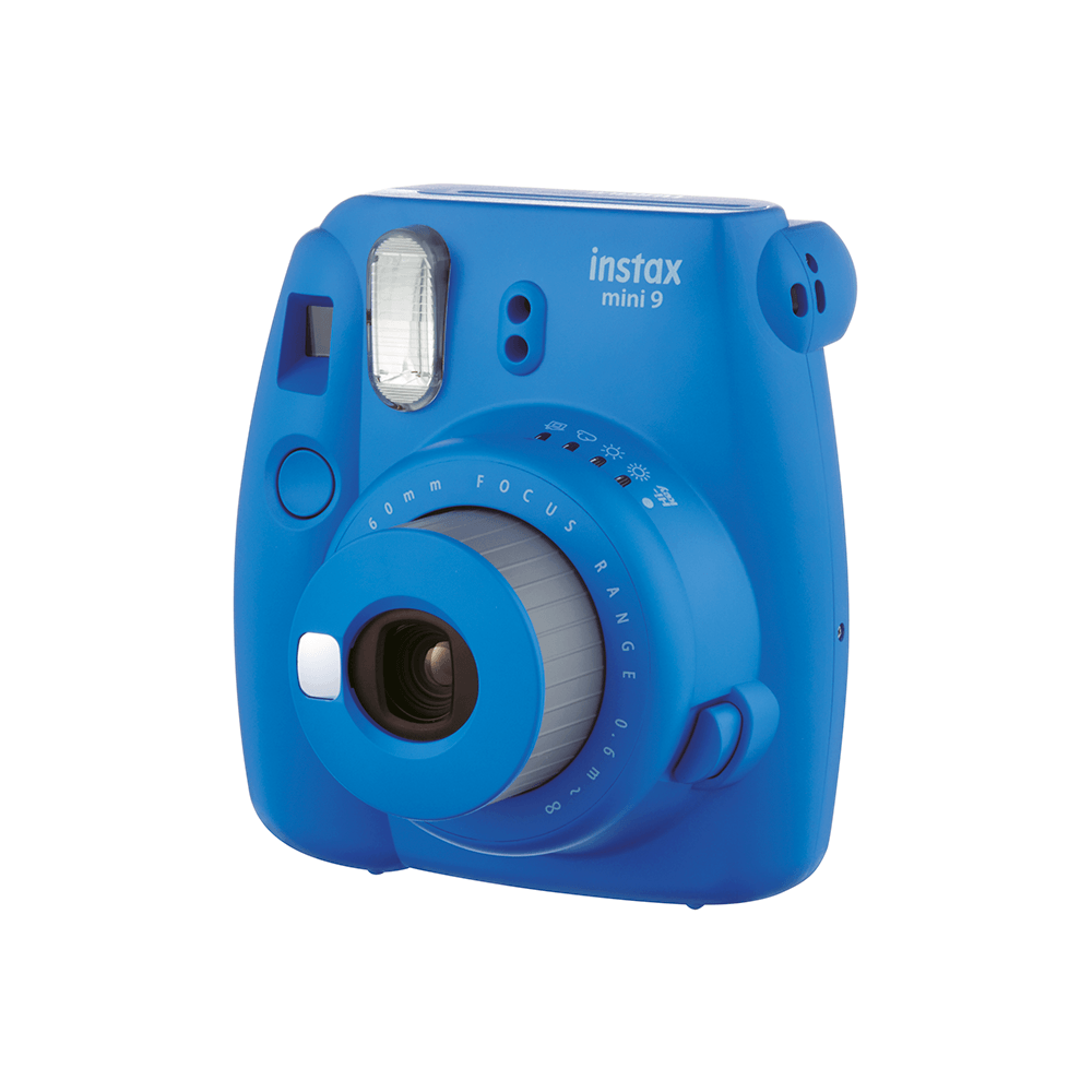 Câmera Instantânea Instax Mini 9 Azul Cobalto - Fujioka Distribuidor