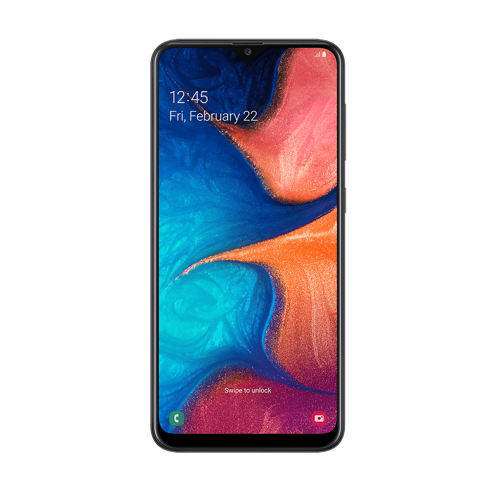 Smartphone Samsung A20, (ZF), Android 9.0, Dual Chip, Câmera