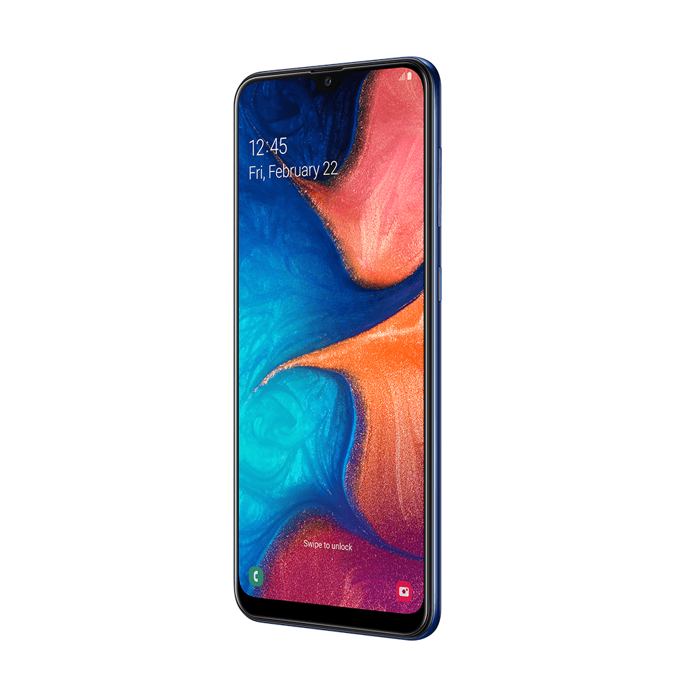 Smartphone Samsung A20, (ZF), Android 9.0, Dual Chip, Câmera
