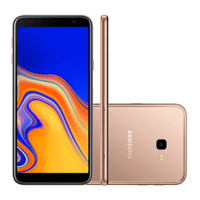 Smartphone Samsung Galaxy J4+ J415 32GB - Dual Chip, Android 8.1, Processador Quad Core 1.4 Gz, Câmera 13MP + Selfie 5MP Flash, Android 8.1, Cobre GO - 242668
