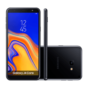 Smartphone Samsung Galaxy J4 Core, 16GB, Dual Chip, 6”, Android 8.1, Câmera 8MP, Frontal 5MP Flash, 4G, | Preto GO - 242649