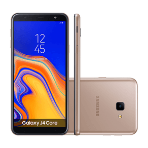 Smartphone Samsung Galaxy J4 Core, 16GB, Dual Chip, 6”, Android 8.1, Câmera 8MP, Frontal 5MP Flash, 4G, Cobre GO - 242651