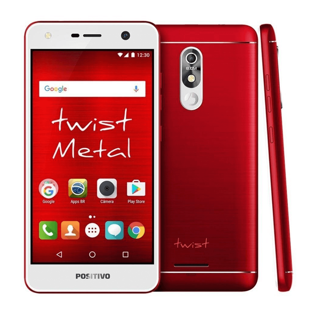 Smartphone Positivo S531 Twist Metal, Android Oreo Go Edition