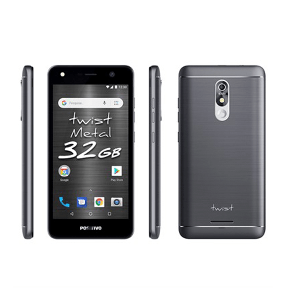 Smartphone Positivo S531 Twist Metal, Android Oreo Go Edition