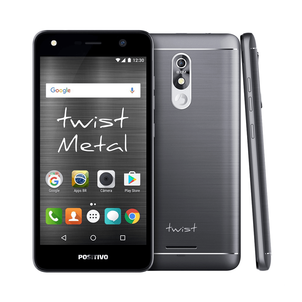 Smartphone Positivo S531 Twist Metal, Android Oreo Go Edition