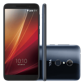 Smartphone TCL C5 5152D | Preto, Android 8.0, Oreo,Dual chip, Processador Quad Core , Câmeras com flash 13MP + 8MP , Tela 5.5'', Memória | Preto GO - 237695
