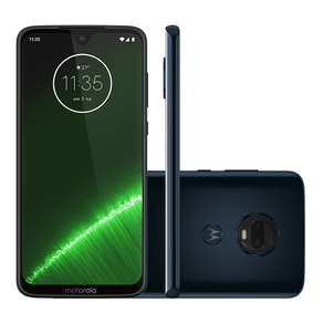 Smartphone Motorola Moto G7 PLUS XT1965-2 Android 9.0, Dual chip, Processador Octa Core 1.8 GHz, Câmera traseira 16mp+ 5mp e Frontal de Indigo GO - 237711