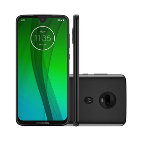 Smartphone Motorola Moto G7 ONIX XT1962-4 Android 9.0, Dual chip, Processador Octa Core 1.8 GHz, Câmera traseira 12mp+5mp e Frontal de 8MP, | Preto GO - 237720 Smartphone Motorola Moto G7 ONIX XT1962-4 Android 9.0, Dual chip, Processador Octa Core 1.8 GHz, Câmera traseira 12mp+5mp e Frontal de 8MP, | Preto GO - 237720