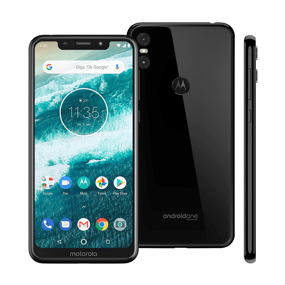モモ Smartphone Motorola Moto ONE XT1941-, Android 8.1 Oreo, Dual chip