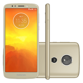 Smartphone Motorola Moto E5 XT1944, Android 8.0 Oreo, Dual chip, Processador Quad Core 1.4 GHz, Câmera traseira 13MP e frontal de 5MP, | Dourado GO - 237629