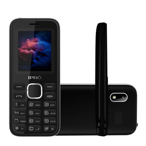 Celular Ipró A8, Dual chip, Câmera traseira, Tela 2.4'' Preto GO - 237622 Celular Ipró A8, Dual chip, Câmera traseira, Tela 2.4'' Preto GO - 237622