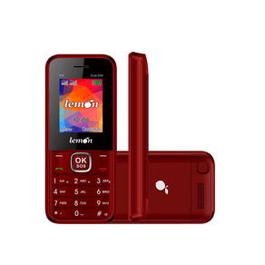Celular Sensi 8, LM-754, Dual Chip, Tela 1.8'', Rádio FM, MP3 Player Vermelho GO - 237725