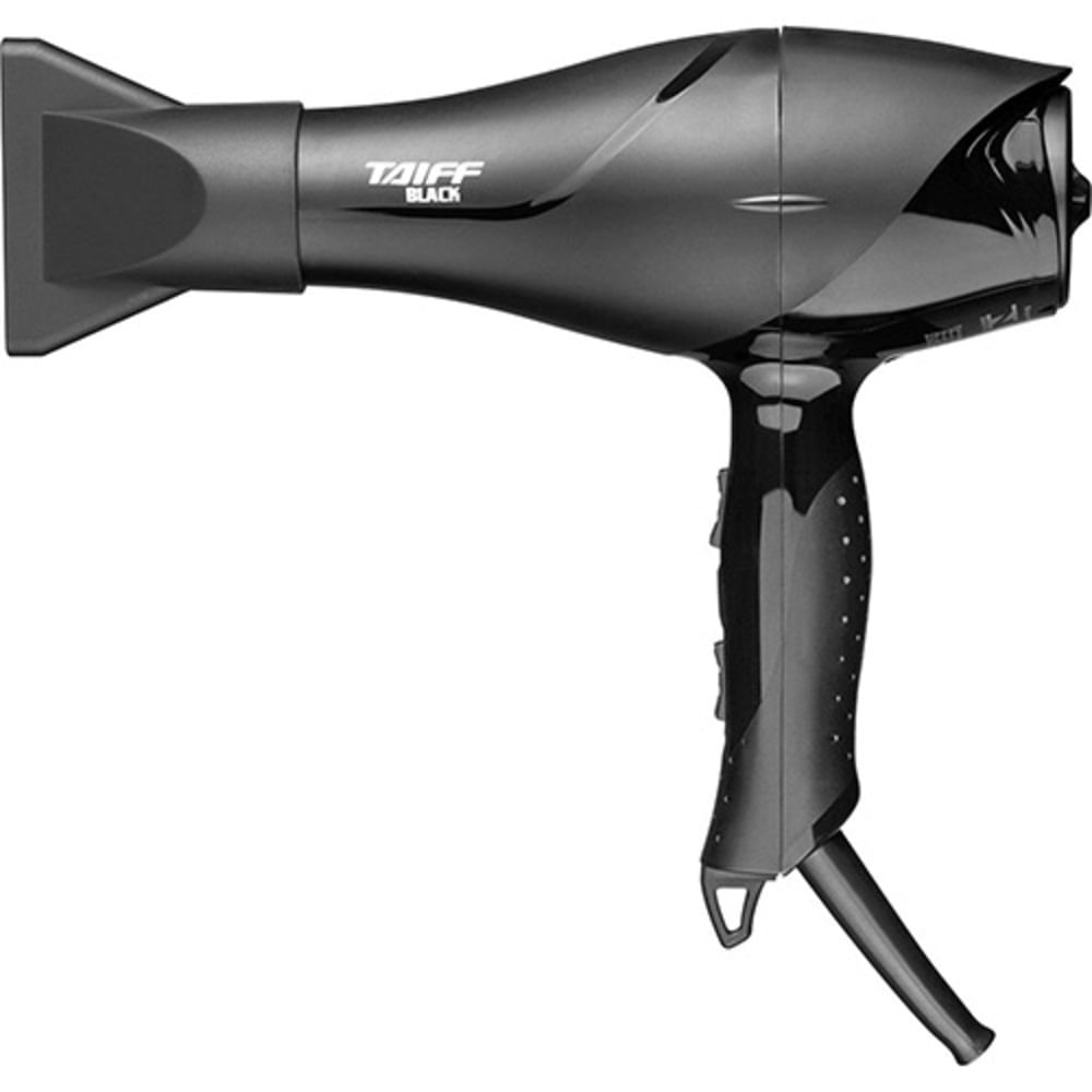 Secador de Cabelo Profissional Taiff Black 1.700W 127V - Fujioka