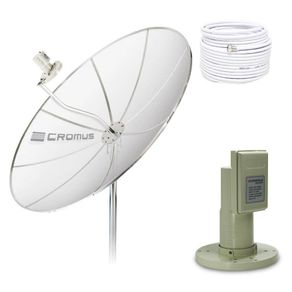 Antena Parabolica Cromus 1.5 Monoponto Sem Receptor GO - 12760