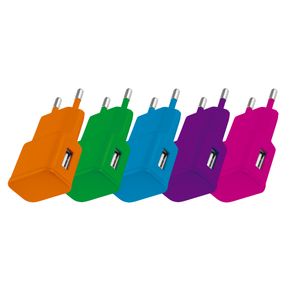 Carregador De Parede Multilaser Cb080 Color GO - 12841 Carregador De Parede Multilaser Cb080 Color GO - 12841