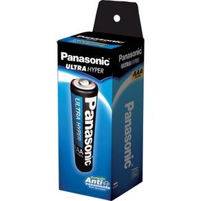 Pilha Panasonic Comun AAA R03UAL/4S Tubo Com 40 unidades GO - 26342 Pilha Panasonic Comun AAA R03UAL/4S Tubo Com 40 unidades GO - 26342