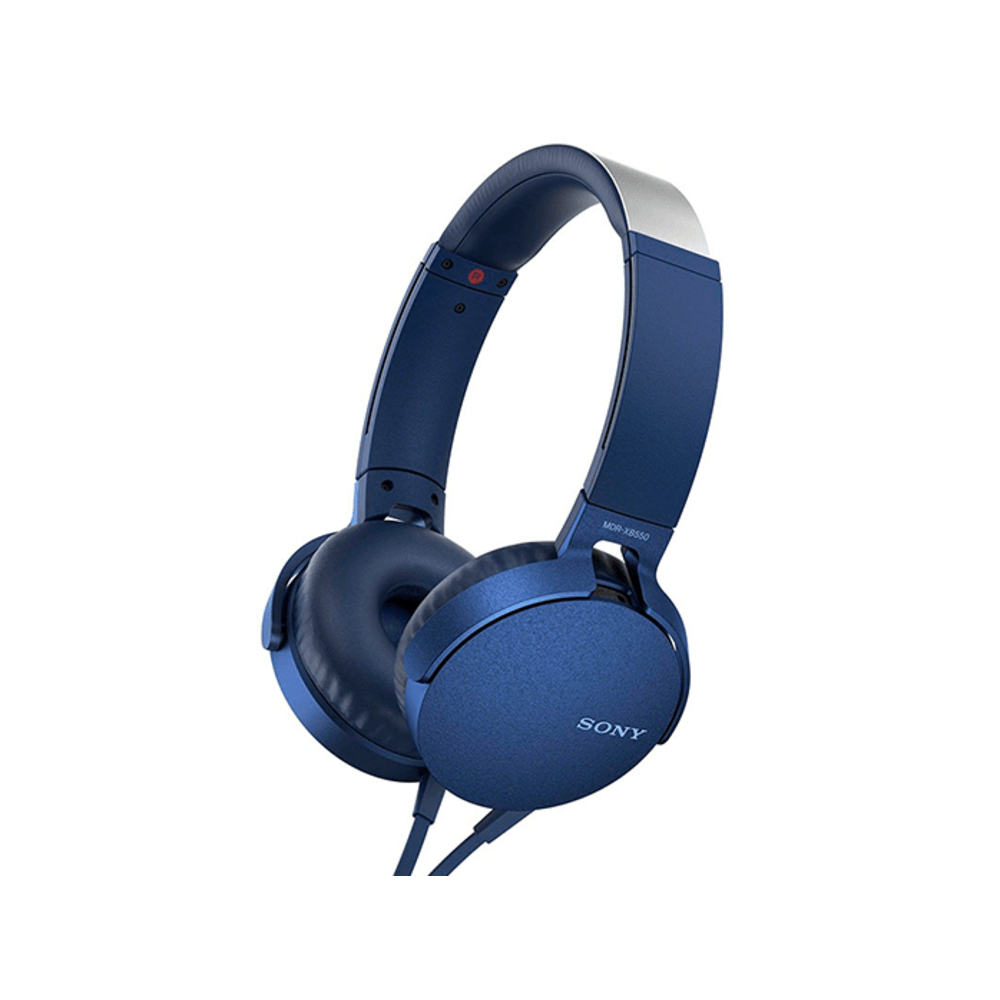 Fone de Ouvido Sony MDR XB550 Azul - Fujioka Distribuidor