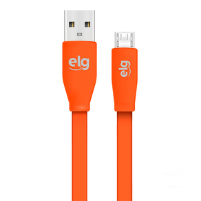 Cabo ELG EXP EC510LR micro USB laranja GO - 255242