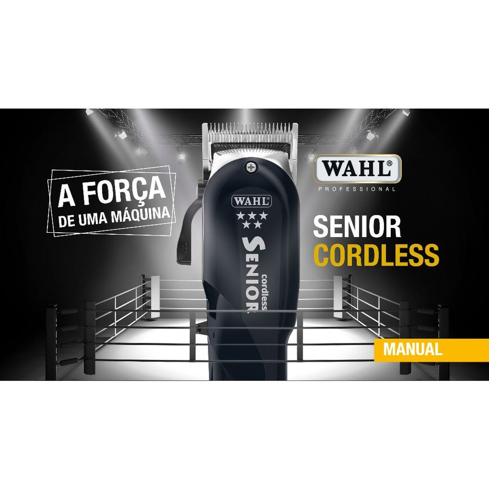 Máquina de Corte Wahl Senior Cordless, Recarregável - Fujioka