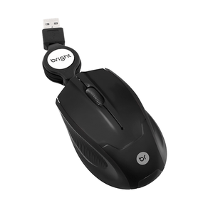 Mini Mouse Bright 0111 retrátil USB preto GO - 581281