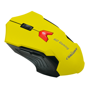 Mouse Bright 0375 gaming amarelo GO - 581286