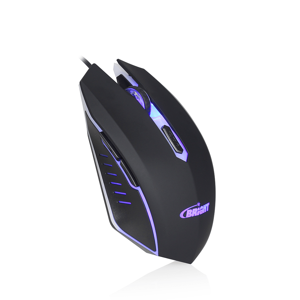 Mouse Bright 0472 Gamer Blue Led - Fujioka Distribuidor