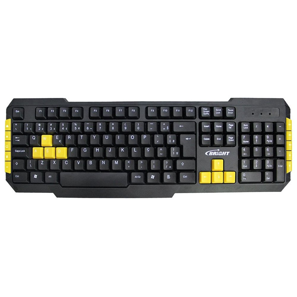 Teclado Bright 0183 gamer USB - Fujioka Distribuidor