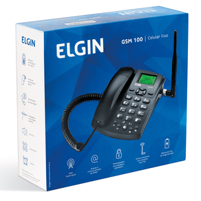 Telefone Elgin fixo GSM100 GO - 190315