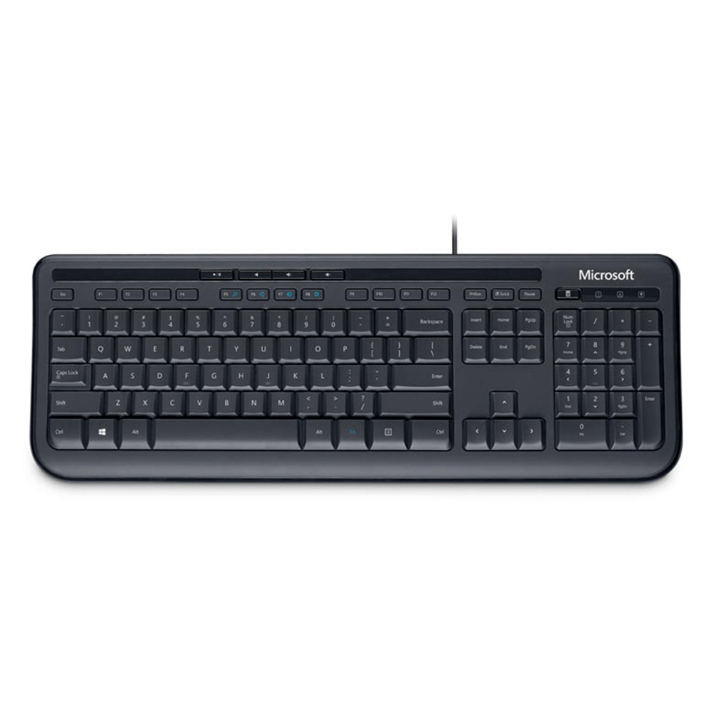 Teclado Microsoft 600 Preto Artigo: 581395 - Fujioka Distribuidor