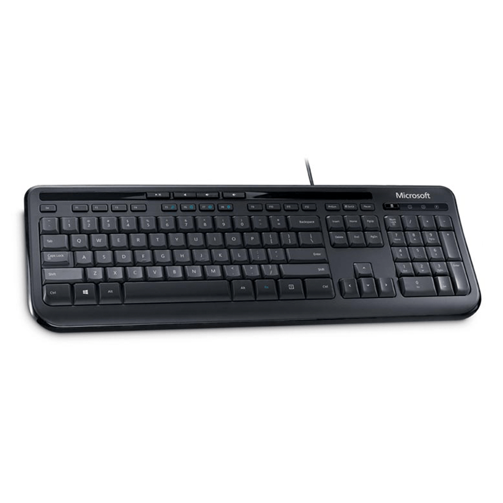 Teclado Microsoft 600 Preto Artigo: 581395 - Fujioka Distribuidor