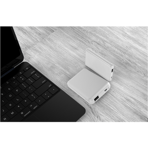 Carregador Portátil Xtrax 10.000 MAH Compacto | Branco GO - 277856 Carregador Portátil Xtrax 10.000 MAH Compacto | Branco GO - 277856