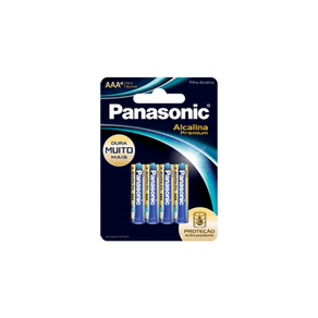 Pilha Panasonic Alcalina Premium AAA C/4 GO - 26371