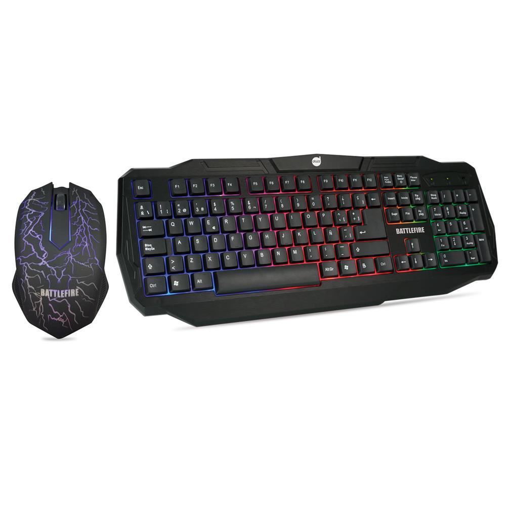Combo Teclado Mouse Gamer Dazz Battlefire - Fujioka Distribuidor