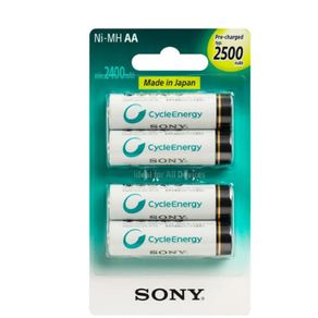 Pilha Sony Recarregável AA C/04 2500 Mha GO - 26388 Pilha Sony Recarregável AA C/04 2500 Mha GO - 26388