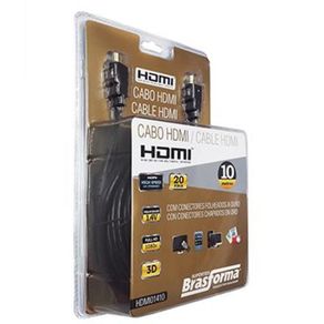 Cabo Hdmi Brasforma 01410 10m GO - 12919 Cabo Hdmi Brasforma 01410 10m GO - 12919