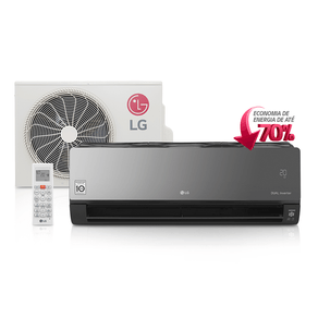Ar Condicionado LG Split Inverter Dual Artcool, 18.000 BTUs, Quente/Frio, Serpentina em Cobre, Selo Procel A | 220V GO - 198470 Ar Condicionado LG Split Inverter Dual Artcool, 18.000 BTUs, Quente/Frio, Serpentina em Cobre, Selo Procel A | 220V GO - 198470
