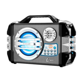 Caixa Amplificada Lenoxx CA305 100W, Bluetooth, USB, SD Card, Entrada Para Microfone, Bateria Interna. GO - 56905 Caixa Amplificada Lenoxx CA305 100W, Bluetooth, USB, SD Card, Entrada Para Microfone, Bateria Interna. GO - 56905