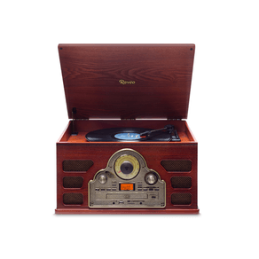 Toca Disco Vinil Raveo Tenor 10W, USB, SD, NFC, MP3, FM, Bluetooth e Entrada Auxiliar GO - 40404 Toca Disco Vinil Raveo Tenor 10W, USB, SD, NFC, MP3, FM, Bluetooth e Entrada Auxiliar GO - 40404