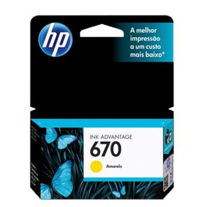 Cartucho HP CZ 116 AB 670 | Amarelo GO - 226055 Cartucho HP CZ 116 AB 670 | Amarelo GO - 226055