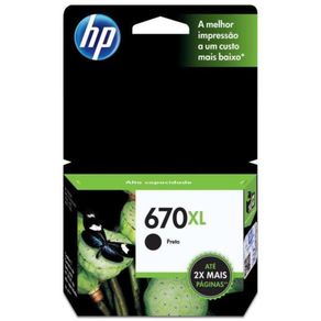 Cartucho Hp Cz 117 Ab 670xl GO - 226056 Cartucho Hp Cz 117 Ab 670xl GO - 226056