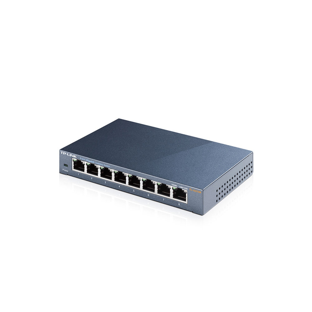 Switch de Mesa de 8 Portas 10/100/1000Mbps TL-SG108 Bivolt