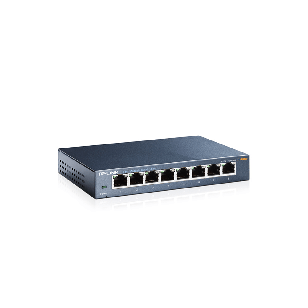 No.1318 TG SWITCH 150g 2個 Switch de Mesa de 8 Portas 10/100/1000Mbps TL-SG108 Bivolt