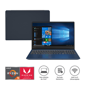 Notebook Ultrafino Lenovo ideapad 330S-15IKB AMD Ryzen 5-2500u 4GB 1TB Windows 10 Tela 15.6