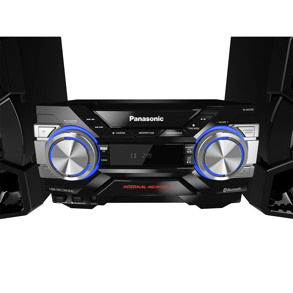 Mini System Panasonic AKX700 1800W RMS, Bluetooth, Wireless Média