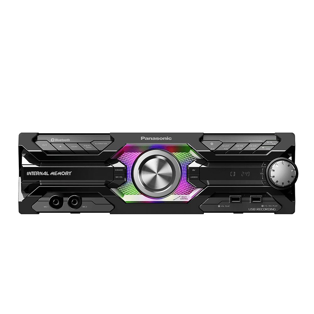 Mini System Panasonic MAX3500 2000W RMS, Bluetooth, Max Juke, Bass