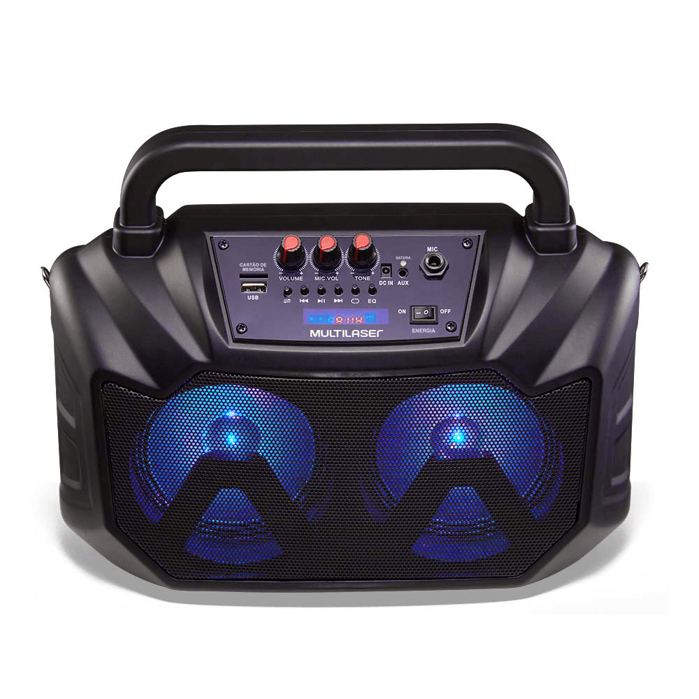 Caixa de Som Amplificada Multilaser SP289 80W, 5 Cores Diferentes