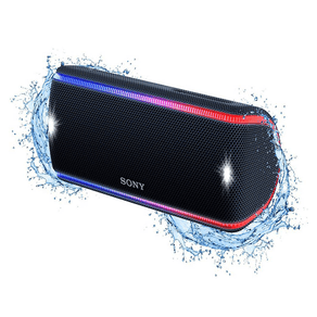 Caixa Bluetooth SONY SRS-XB31 Black, Extra Bass, Iluminação Multicolorida, Efeitos Sonoros, Controle por Smartphone com Design a Prova D'Água e GO - 56855